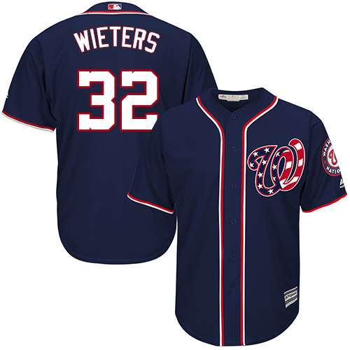 Nationals #32 Matt Wieters Navy Blue Cool Base Stitched Youth MLB Jersey